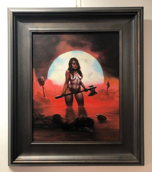 Frazetta Girl, by Travis Franklin